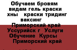 Обучаем бровям- 2 видам гель-краски,3-хны,4-краски,тридинг,ваксинг.!!! - Приморский край, Уссурийск г. Услуги » Обучение. Курсы   . Приморский край